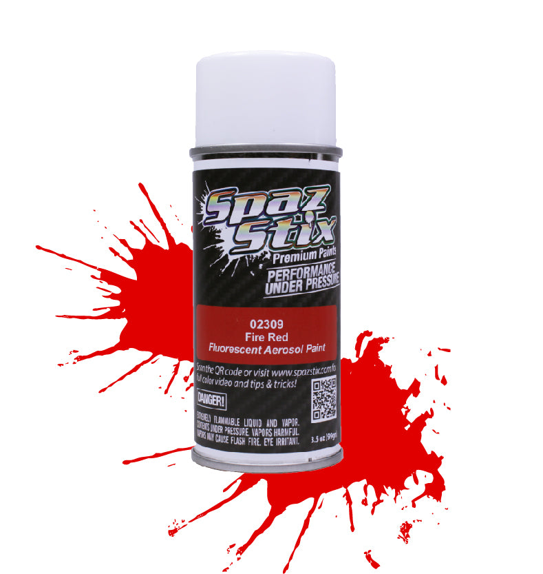 Fire Red Fluorescent Aerosol Paint